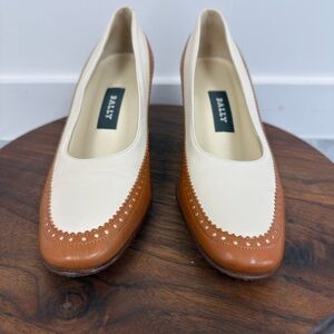 Vintage Bally Locle‎ spectator pumps sz 6